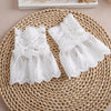 2 pcs / Off White Fake Lace Sleeve Cuffs, False Wrist Cuffs, Removable Wrist Cuffs SC035(K)