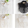 B1 / Off White, Black / Fake Lace Collar