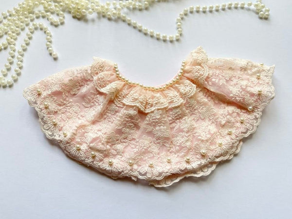 Baby Bib, False Collar, Removable Collar  B005(W)