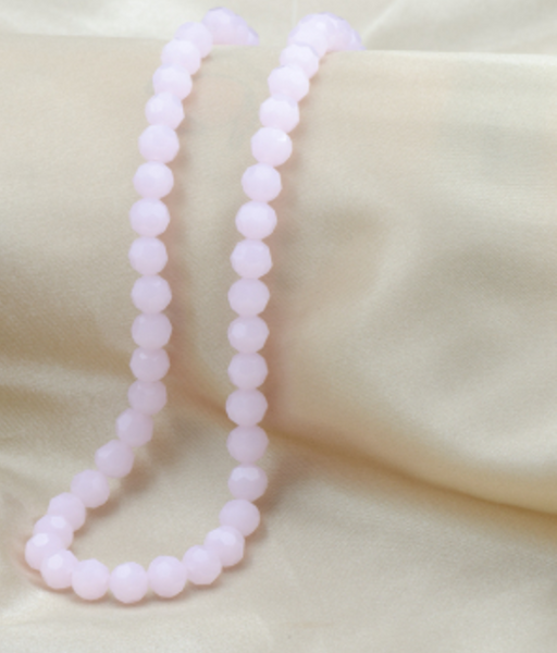 70 pcs / 8mm, 10mm / Round Faceted Glass Beads