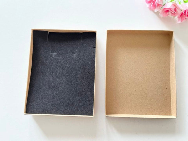 5 boxes / Glitter Kraft Gift Boxes