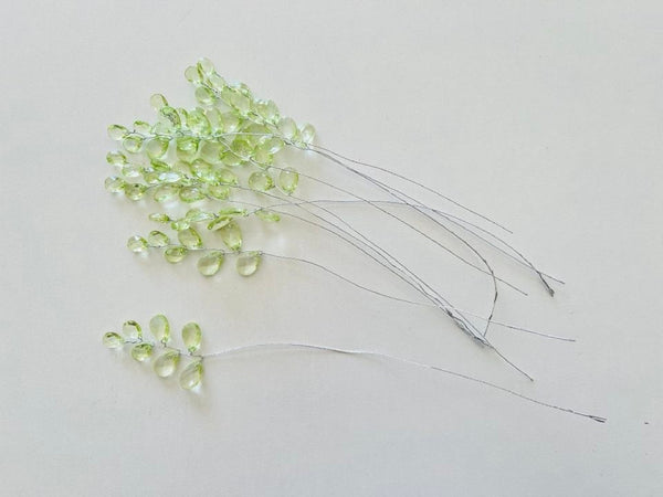 10 Stems / Crystal Bead Leaf Spray  FS21S