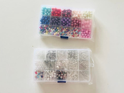 Stock Clearance / 2 Boxes / Mix Beads and Findings Kits (Lot 2)