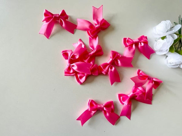 20 pieces / 4.7cm / Handmade Double Satin Bows BW003