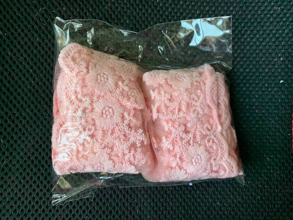 5 packs / 6 Rows / DIY Headband Bow Rose Lace Trim  TR009