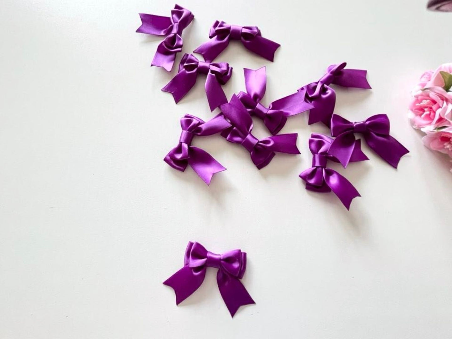 4.7cm / 30 pcs / Mixed Handmade Double Satin Bows BW003