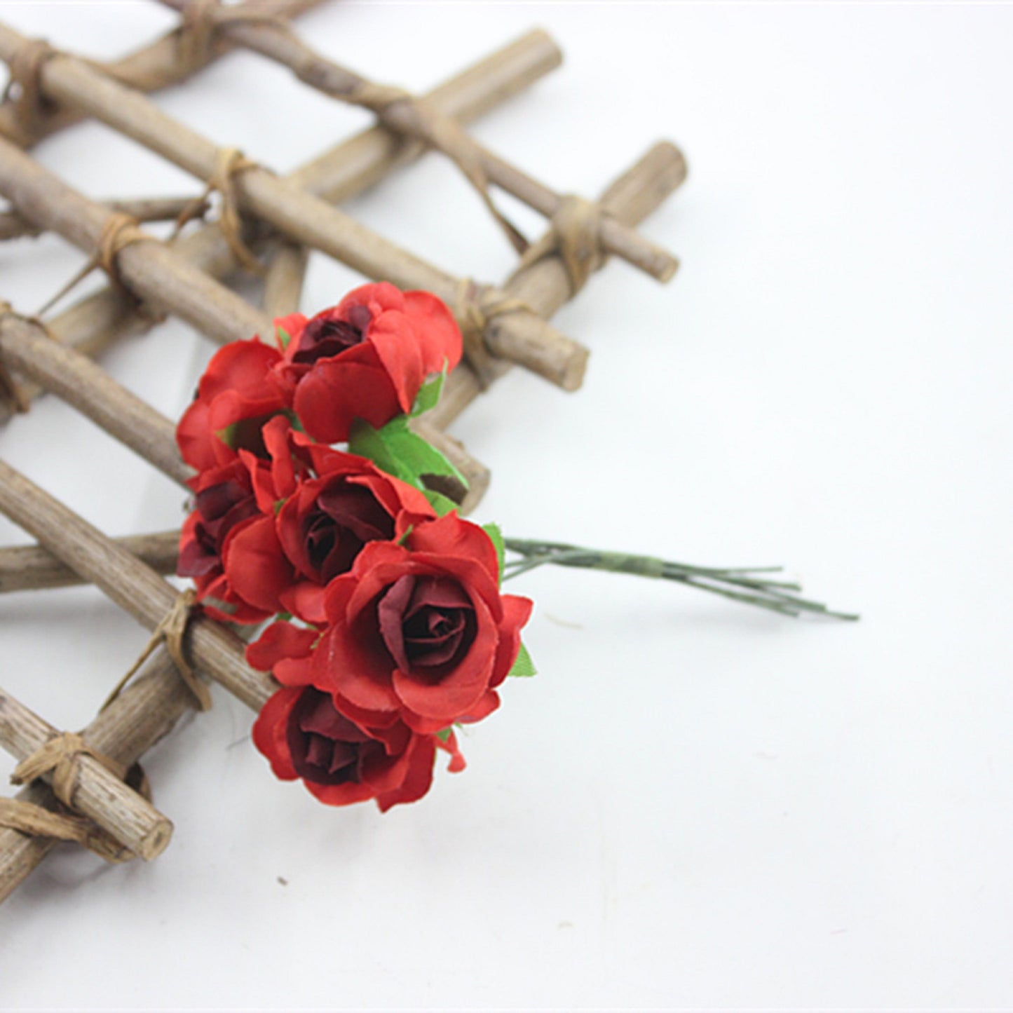 30 stems / 2.5cm / Mixed Lot Mini Artificial Flowers  SF002