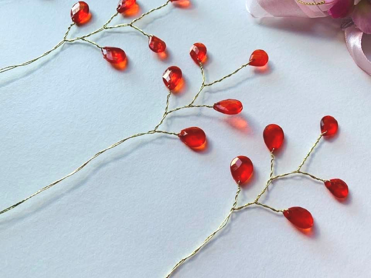 10 Stems / Flower Bead Sprays, Artificial Flowers  FS26S