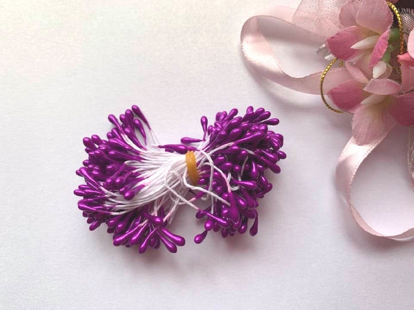 180 Pcs Pearl Flower Stamen