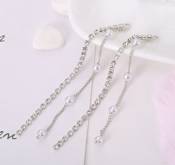 10 pcs / Crystal Earrings Connector Embellishments   E76-78