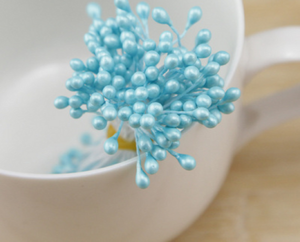 180 Pcs Pearl Flower Stamen