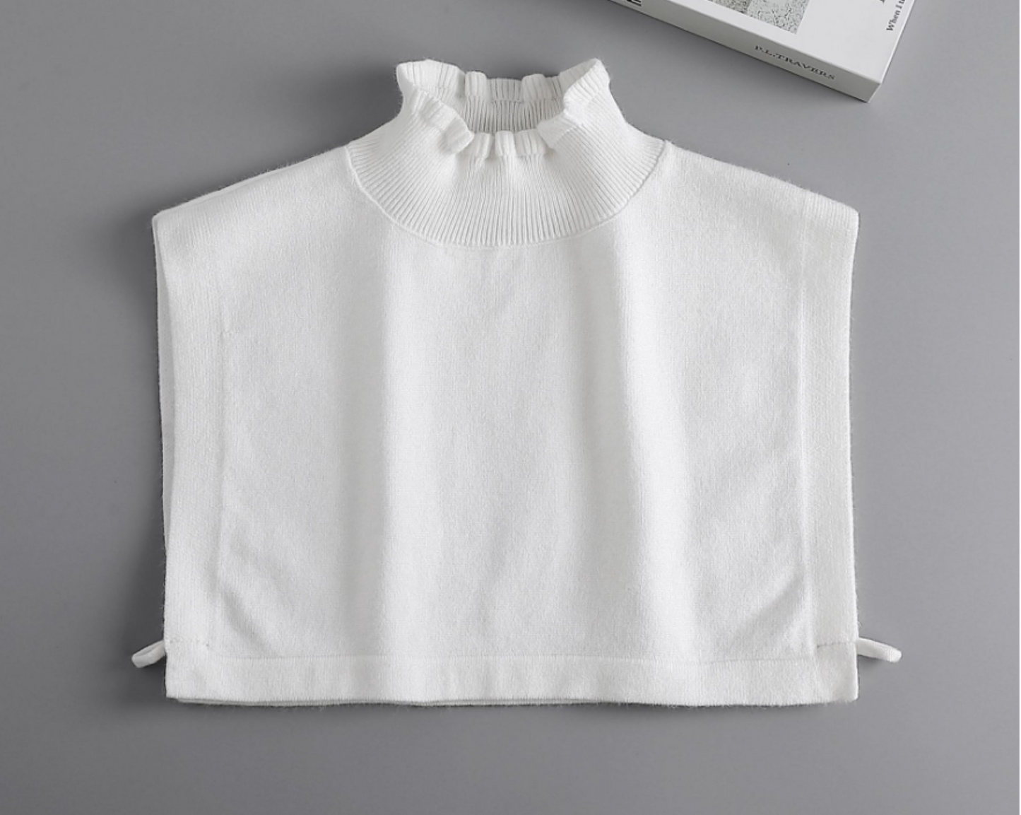 B662 / Removable Knit Fake Collar, False Collar, Removable Collar, Fake Sleeve Cuffs, False Wrist Cuffs, Removable Wrist Cuffs