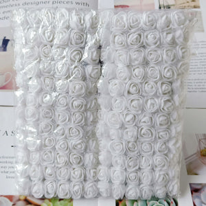 72 pcs, 144 pcs / 2cm / Mini Artificial Lace Foam Flowers SF013