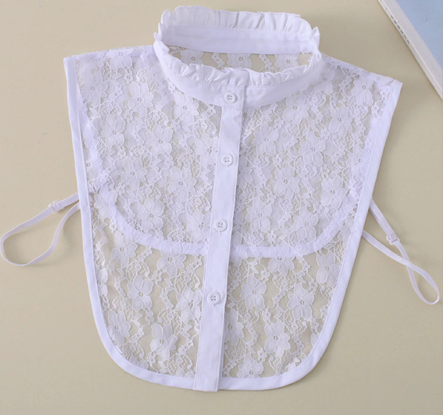 Pure White, Black / Fake Collar, False Collar, Removable Collar  B76(M)