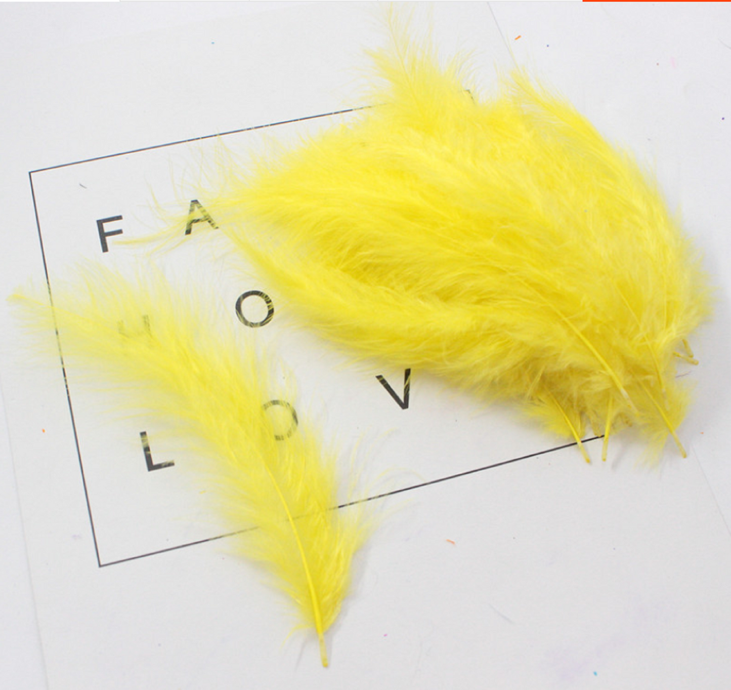 100 pcs / DIY Craft Soft Swansdown Feather Trim